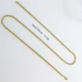 Box Chain Only (Without Pendant) / 3MM*60CM / Gold