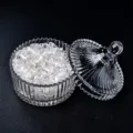 Premium Witte Kristal Met Mongolië Stijl Kom / 400g Kristal Met Komset