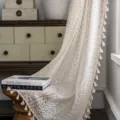 Hooks Style / 150cmx45cm / Hooks - Beige Hollow Coin Beige Tassel