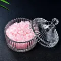 Premium Rozenkwarts Met Mongolië Stijl Kom / 400g Kristal Met Komset