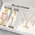 Oro e Quadrante Rosa (Stile 14)
