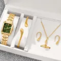 Oro e Quadrante Verde (Stile 12)