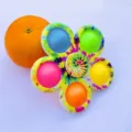 8*8*1.3CM / Printed Petal (Yellow)