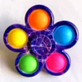 8*8*1.3CM / Printed Petal (Lightning)