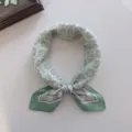 Soft Cotton Diamond Flower Green