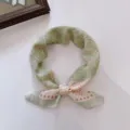 Soft Cotton Large Small Polka Dot Floral Green