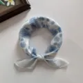 Soft Cotton Paisley Tail Blue