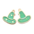 Witch Hat Pendant (A3-008) / 1 Piece/Pack (20*19mm) / Green