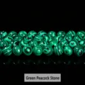 4mm (περίπου 90 τεμάχια) / Συνθετικός Πράσινος Μαλαχίτης
