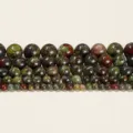 4mm Περίπου 90 Τεμάχια / Φυσική Πέτρα Αίμα του Δράκου