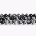 4mm (περίπου 90 τεμάχια) / Φυσικός οψιδιανός χιονονιφάδας