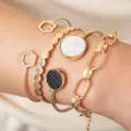 Ensemble de Bracelets (sku9107) / Or