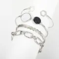 Ensemble de Bracelets (sku9436) / Argent