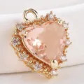 Faceted Heart Style (S3-104) / Beige