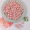 16mm (1 Piece) / White And Dark Orange Plaid