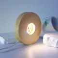 Plug-in Version / 10*2cm Rubber Wood / Warm White