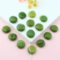 Flat Round Style / 1 Piece/Pack / Moss Green