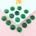 Flat Round Style / 1 Piece/Pack / Emerald Green