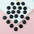 Flat Round Style / 1 Piece/Pack / Black