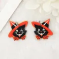 Met Gat Zonder Ring / Retro Zwarte Kat Stijl (2)