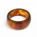 Koffie Ovale Elastische Bangle