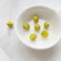 Losange Jaune Solide (Style 03) / 1 Pièce/Paquet