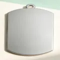 Outer Hole Dog Tag Pendant / Steel