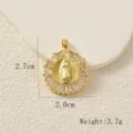 Oval Virgin Mary Style (03)