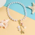 Collana Stella Marina Perla Artificiale
