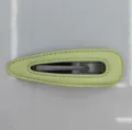 Hohle Leder Wassertropfen BB Spange / Hellgrün