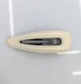 Hohle Leder Wassertropfen BB Spange / Weiß
