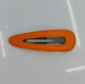 Hohle Leder Wassertropfen BB Spange / Orange