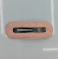 Hohle Geprägte Quadratische BB Spange / Rosa