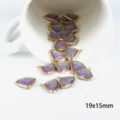 Βεντάλια / Πακέτο 2 Τεμαχίων (19x15mm) / Μωβ