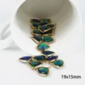 Βεντάλια / Πακέτο 2 Τεμαχίων (19x15mm) / σκούρο πράσινο