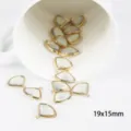Βεντάλια / Πακέτο 2 Τεμαχίων (19x15mm) / Λευκό