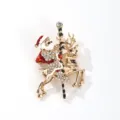 Weihnachtsmann auf Rentier (YNCP1357)