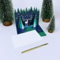 Deer in the Forest / 13x15.5cm