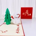 pupazzo di neve natalizio / 15x15cm