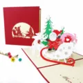 Christmas Sleigh / 15x15cm