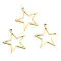 Estrella (Grande) / 20x23x1,2mm / Dorado