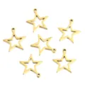 Estrella (Pequeño) / 13x15x1,2mm / Dorado