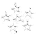 Estrella (Pequeño) / 13x15x1,2mm / Color acero