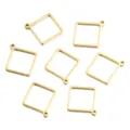 Cuadrado (Pequeño) / 13x13x1,2mm / Dorado