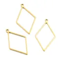Rombo (Grande) / 16x28x1,2mm / Dorado