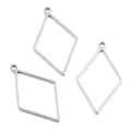 Rombo (Grande) / 16x28x1,2mm / Color acero