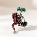 Antique Silver Frog Style (YK3298) / 5.5*3.3cm