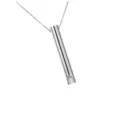Style A Cylinder Whistle / 6cm / Silver