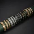 Flat U-Link Emperor Chain / 21cm Length, 6.5mm Width / Gold