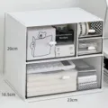 Fully Transparent Two Layers / Clear 1 Drawer + 3 Drawer Set